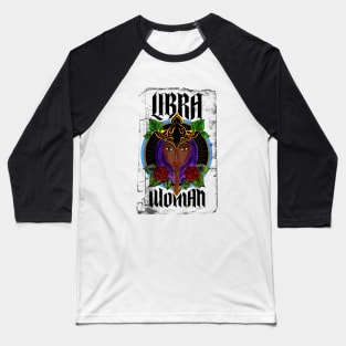 Libra woman Baseball T-Shirt